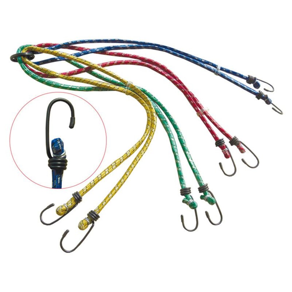 Ремень багажный "Краб" 8 стальных крюков, длина 900 мм, диаметр 7 мм