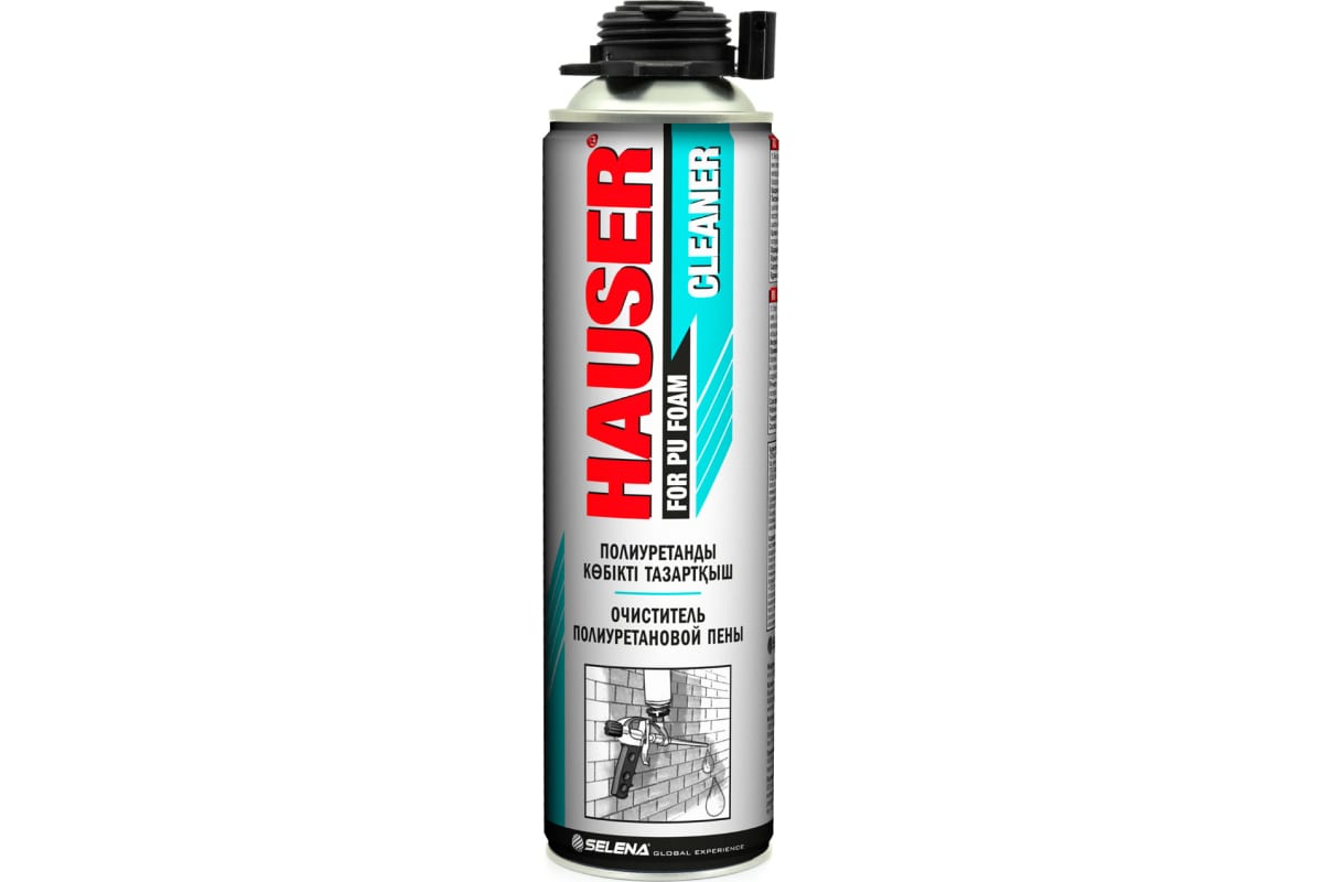 Очиститель монтажной пены 360г ХАУЗЕР Очиститель монтажной пены 360г ХАУЗЕР