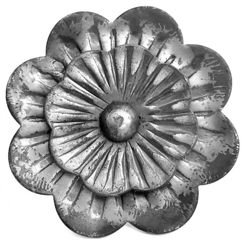 Цветок д95мм толщина 3мм штамп ящ-37