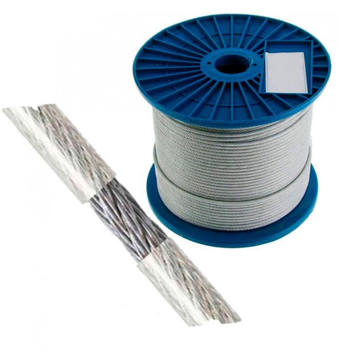 Трос для стяжки в оплетке ПВХ М3/4 