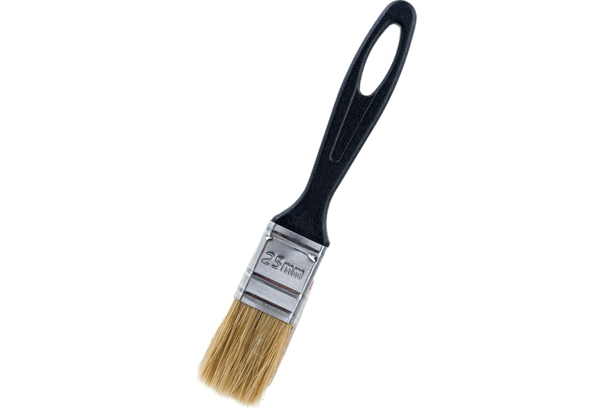 Кисть ЧЕРНАЯ КФ-25*8мм Евро120 08 025 АКОР (10/210)