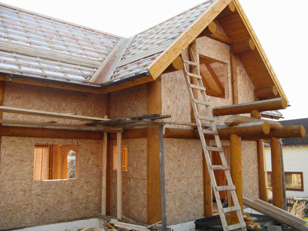 Применение плит OSB для наружной отделки