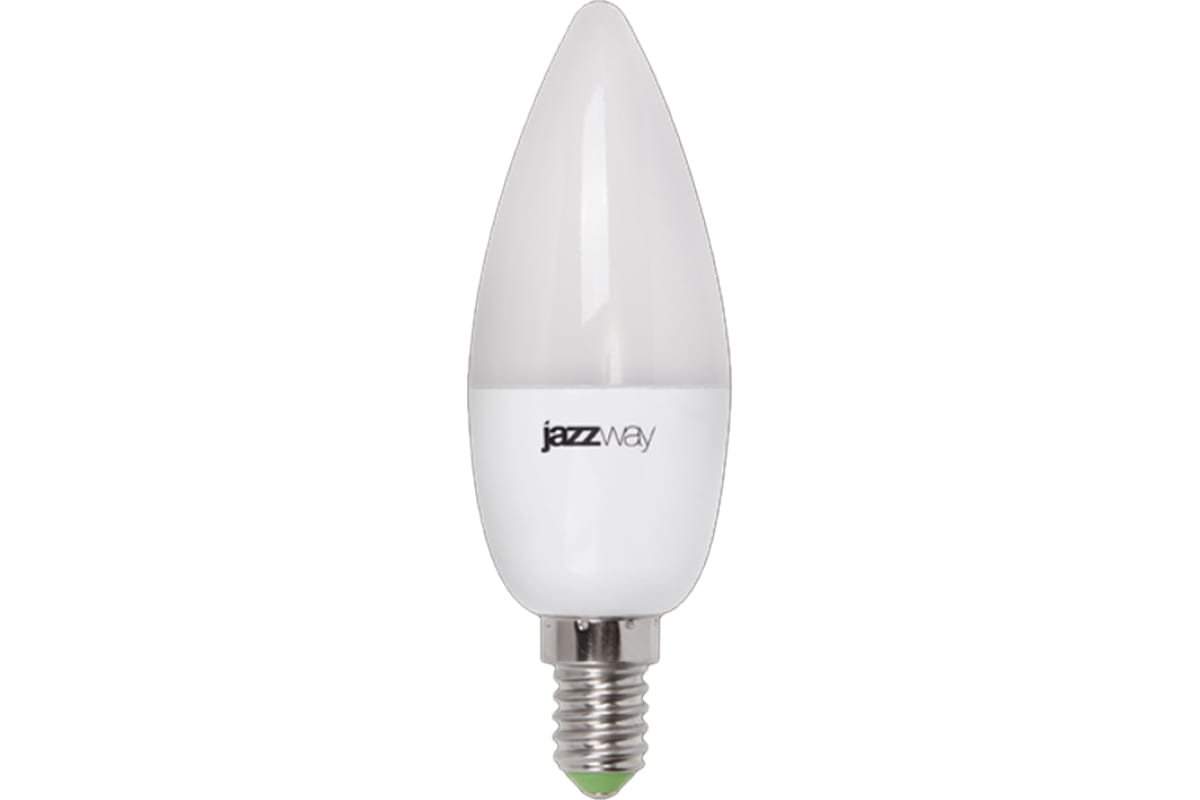 Лампа светодиодная LED 9w  Е27 4000к свеча Jazzway Лампа светодиодная LED 9w  Е27 4000к свеча Jazzway