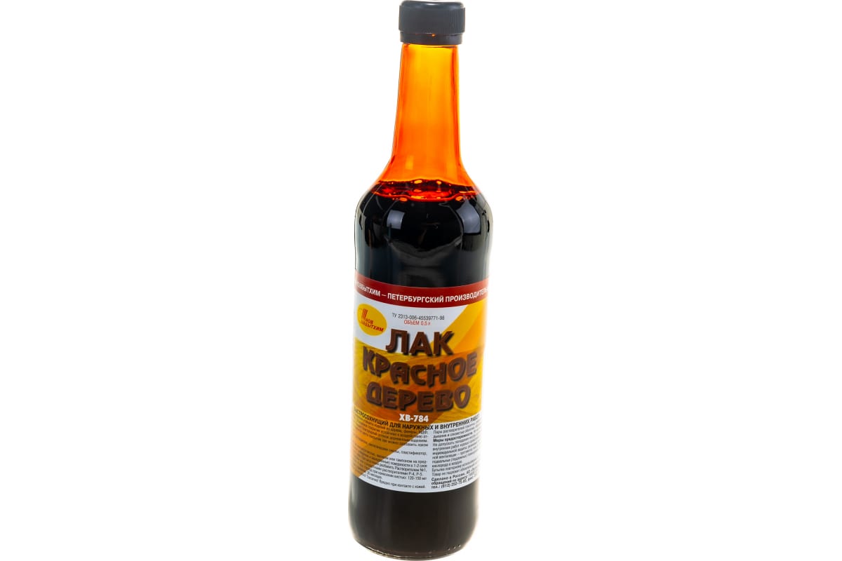 НБХ Лак ХВ-784 "Красное дерево" флакон 0,5л