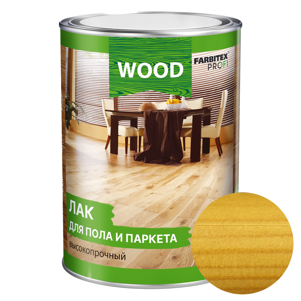 Лак алкидный для пола и паркета 0,9 FARBITEX РОФИ WOOD Лак алкидный для пола и паркета 0,9 FARBITEX РОФИ WOOD