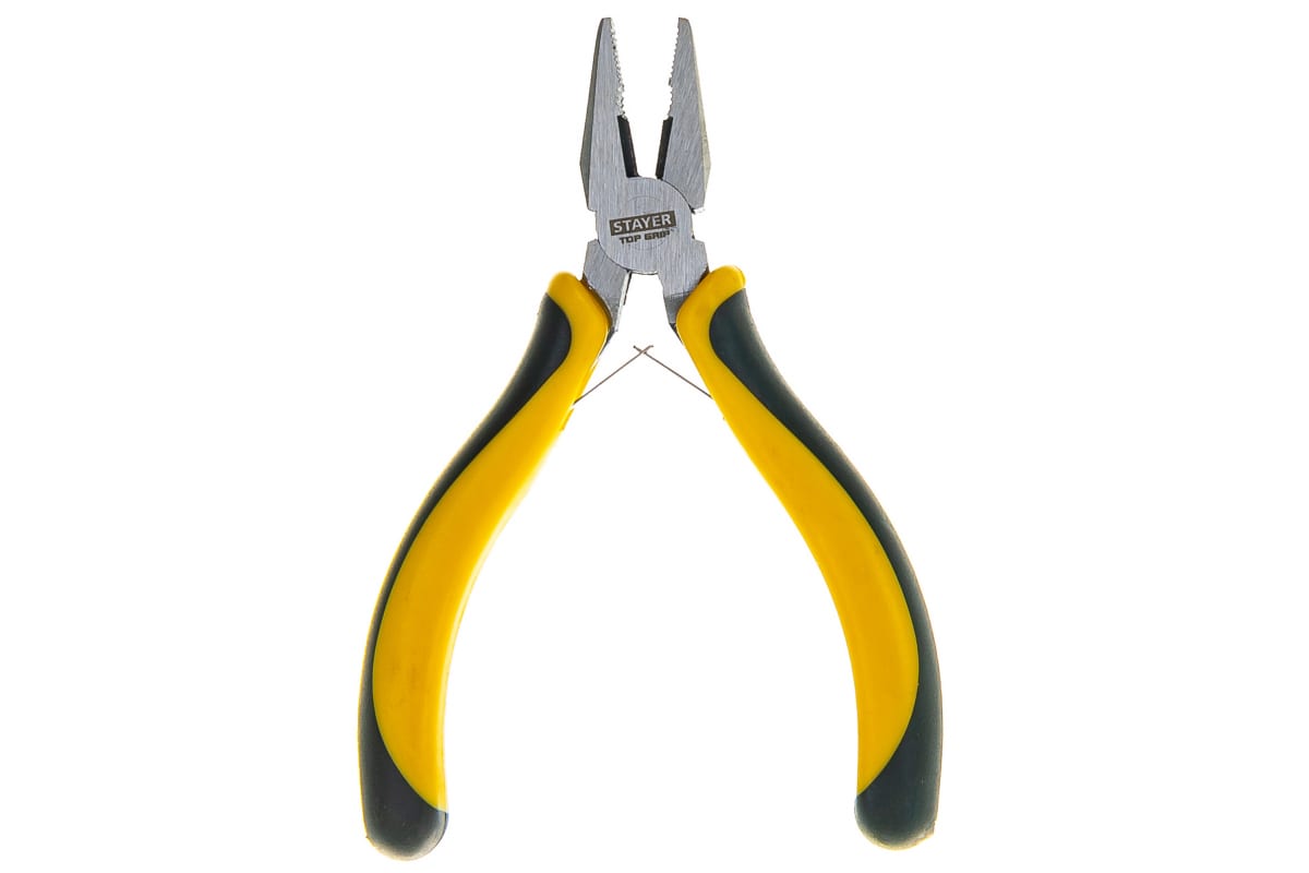 V Плоскогубцы комбинированные TopGrip 120мм STAYER (115мм) V Плоскогубцы комбинированные TopGrip 120мм STAYER (115мм)