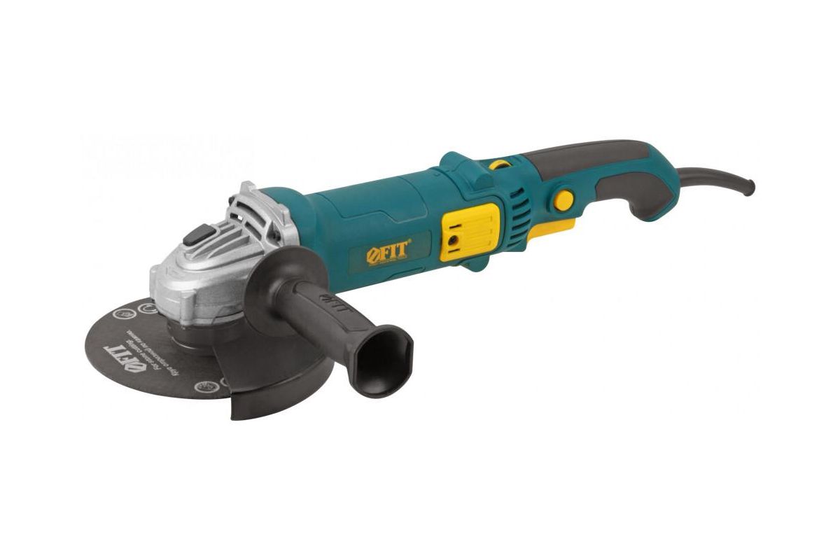 FIT УШМ 1400Вт 0-10000 об/мин КлК 150мм 2,5кг армир.ротор б/с щеток коробка