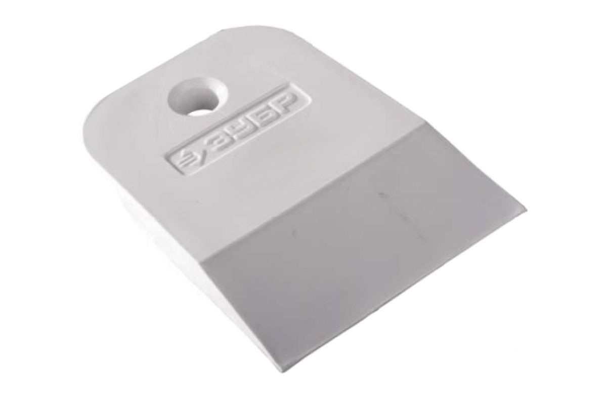 Шпатель ЗУБР Мастер резиновый белый 80мм