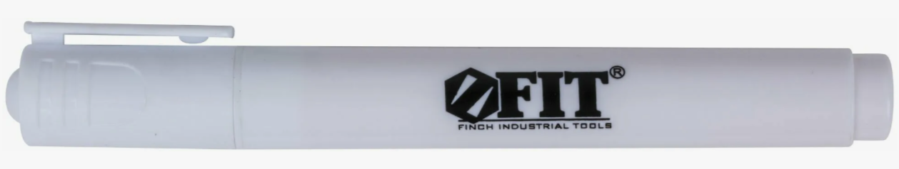 Маркер строительный белый 147*15мм FiT