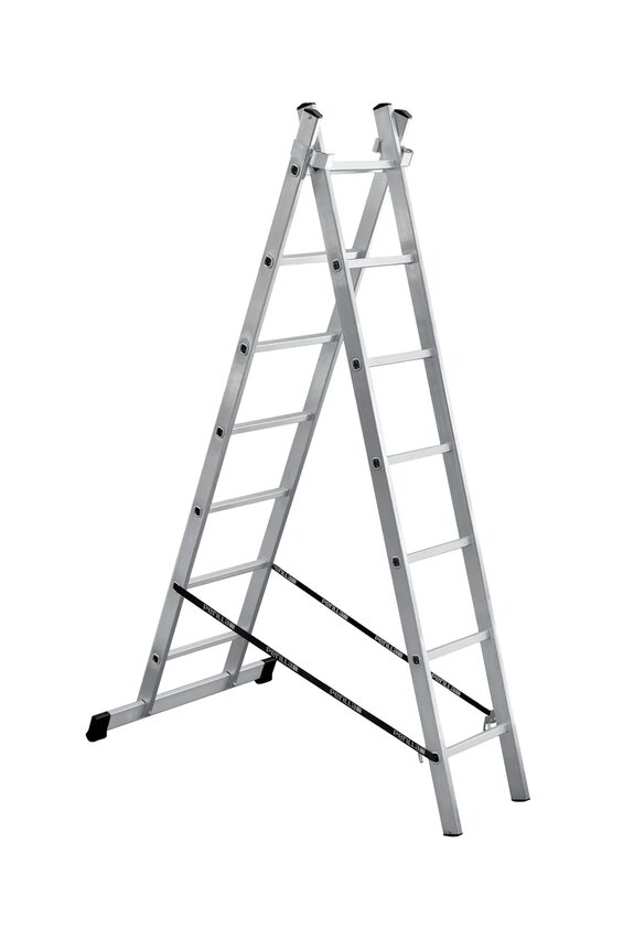 Лестница двухсекционная 2*7 УФУК 2,03/3,19м