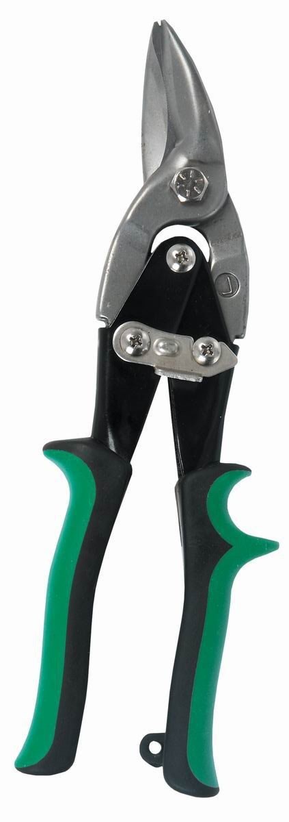 Ножницы по металлу двухрычажные 250мм MaxiTool правый и прямой рез CRV-сталь блистер