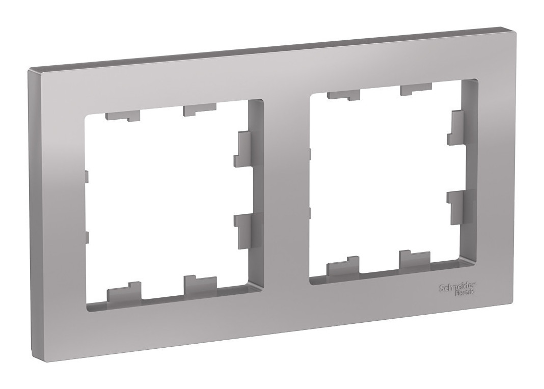 Рамка двухпостовая Atlasdesign универсальная алюминий