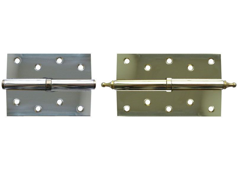 Петли накладные съемные правые 74х125 2 шт. золото