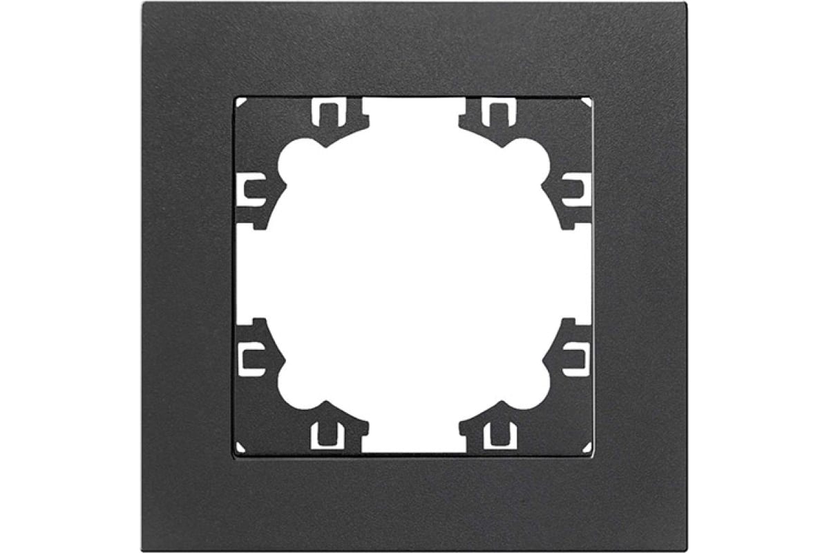 "Афина" Рамка 1-но местная графит