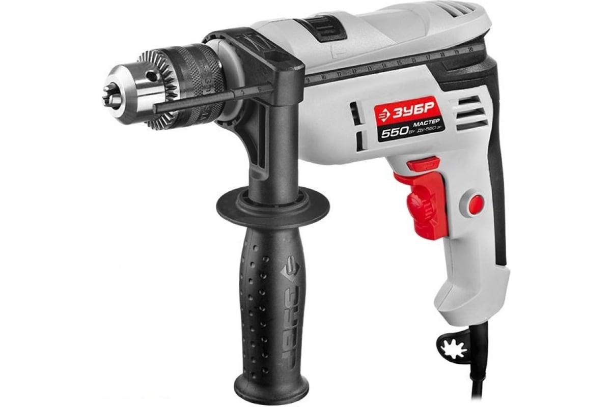 Зубр 550Вт 13 мм ударная дрель