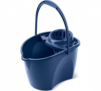 Ведро "Престо" 12л овальное со сливом и отжимом