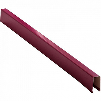 Окантовка заборная 30*15*20*2000 вишня 3005