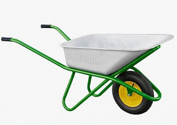 Тачка садовая, 150кг 90л (1 колесо) Усиленная ИСТОК