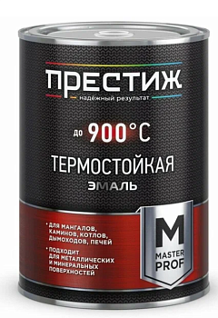 Эмаль термостойкая до 700С черная 0,8кг Престиж Эмаль термостойкая до 700С черная 0,8кг Престиж