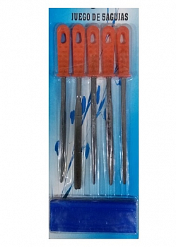 Надфили набор 5штс ручкой