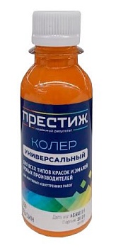 Колер 009 апельсин универсальный 100мл Престиж