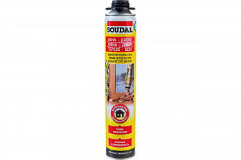 Пена пистолетная 750мл желтая Летняя Соудал 