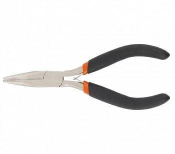Длинногубцы мини 130мм тонконосые загнутые