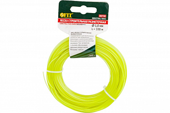 Леска строительная разметочная желтая 100м FiT