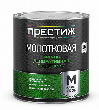 Эмаль с молотковым эффектом черная 2,5кг Престиж Эмаль с молотковым эффектом черная 2,5кг Престиж