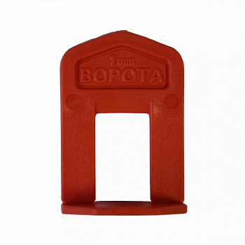 Зажим для СВП DERZHI "Ворота" 1,0мм оранжевый 50шт 