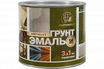 Грунт-эмаль по рж. голубая 1,9кг Радуга