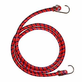 Резинка багажная для крепления груза с металл. крючками 130см Резинка багажная для крепления груза с металл. крючками 130см