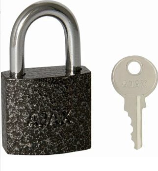 Замок навесной Apecs PD-01-25 чугунный 2 анг. ключа