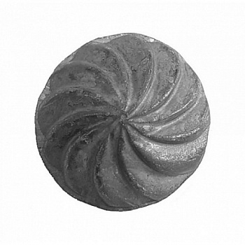 Заклепка вертушка d28мм 8мм средняя кованая ящ-46