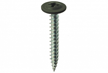 Саморезы с прессшайбой острый  4,2х25 RAL 7024