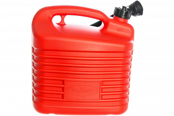 Канистра пластмассовая 10л с заливным устройством"Мамонт"