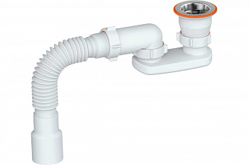 Сифон "РМС" СД-П для душевого поддона плоский