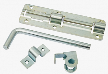 Задвижка дверная ЗД-11 цинк 250мм