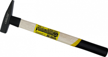 Молоток слесарный деревянная ручка кованый 100г MaxiTool