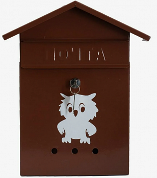 Ящик почтовый домик Герб/сова с замком
