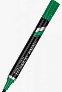 Маркер строительный, зеленый, 140 мм