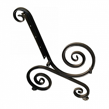 Боковина скамьи "французская лоза боьшой вензель" с креплениями  Боковина скамьи "французская лоза боьшой вензель" с креплениями