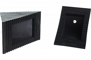 Упор под колеса резиновый(комплект 2шт)Автодело