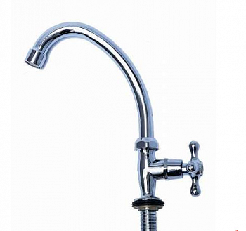 Кран д/кухни/умыв. MASTER станд. крест одна вода