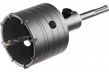 Коронка по бетону СИБИН SDS-Plus в сборе д-73