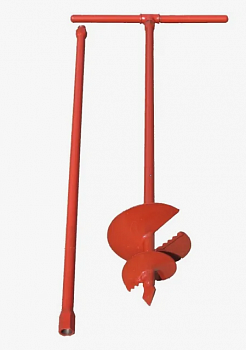 Бур садовый 1метр (150/200мм) крашеный