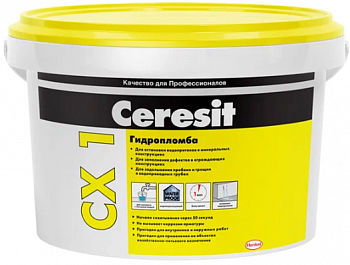 СХ 1/2 Гидропломба д/остановки водопритоков Церезит