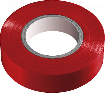 Изолента ПВХ 15мм*10м КРАСНАЯ Klebebander