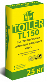 Toiler Tl-150 быстротвердеющий самовыравнивающая смесь 25кг Toiler Tl-150 быстротвердеющий самовыравнивающая смесь 25кг