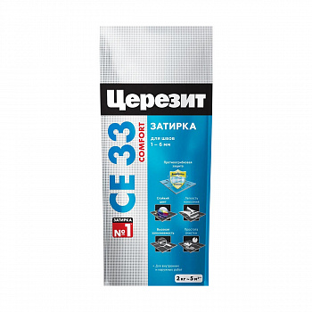 СЕ33/2 Затирка  (белый ) №01 Церезит СЕ33/2 Затирка  (белый ) №01 Церезит